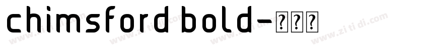 chimsford bold字体转换